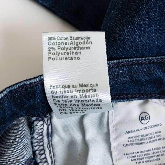 ✨ AG Adriano Goldschmied The Harper Essential Straight Leg Jeans 25 Dark Wash - Picture 14 of 16